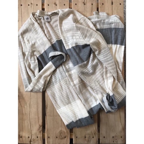 CAbi Sweaters - CAbi Vineyard Striped Duster sz S